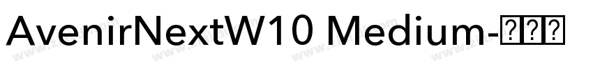 AvenirNextW10 Medium字体转换